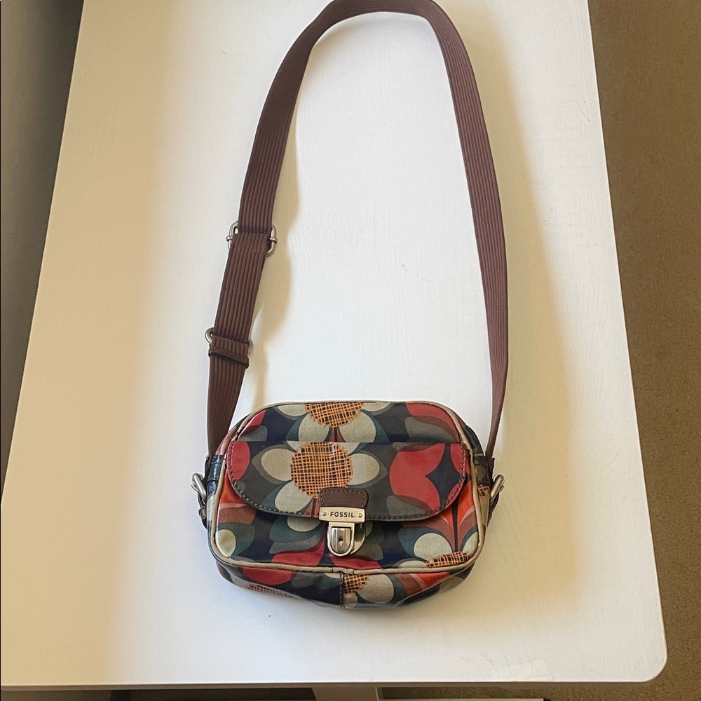 Fossil Women's Colorful Patterned Crossbody Bag